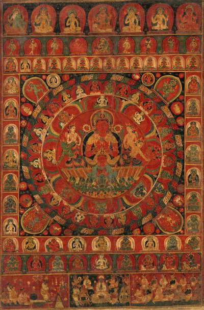 Mandala of the Sun God Surya by Unbekannt Unbekannt